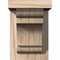 Ekena Millwork New Brighton Smooth Corbel w/Backplate, Douglas Fir, 5 1/2"W x 8"D x 8"H COR06X08X08NEB01SDF - alternate 2